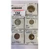Image 2 : 11 CANADIAN CENTENNIAL 1967 COINS SILVER - 50 CENT, 25 CENT, 10 CENT  .800 SILVER AND LUCKY RABBIT N