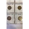 Image 4 : 15 CANADIAN KINGS GEORGE V NICKELS 1922-1936 LAST KING GEORGE V NICKELS