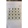 Image 1 : 15 CANADIAN KING GEORGE VI NICKELS 1942-1943, TOMBAC NICKELS 1944-1945 VICTORY, AND 1951 COMM. NICKE