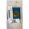 Image 6 : 3 Canadian commemorative coins, robert burns gold plated coin and US liberty dollar with 1967 coin l