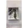 Image 8 : LOT OF 925 STERLING SILVER JEWELLERY - BRACELET, EARRINGS, NECKLACE