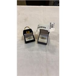 2 DINNER RINGS