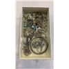 Image 10 : JEWELLERY BOX AND TRAY OF JEWELLERY