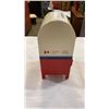 Image 12 : PIG, CANADA POST AND HEART COIN BANKS WITH FIREFIGHTER AND FIGURE DECANTERS