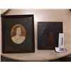 Image 1 : Mounted copper etched picture and antique picture