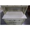 Image 4 : DIXIE 3 DRAWER DRESSER WITH 2 DRAWER HUTCH