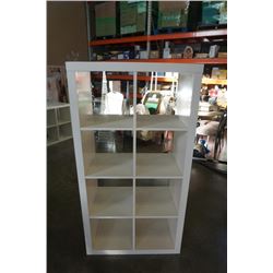 WHITE IKEA CUBICLE SHELF