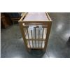Image 5 : MAPLE CHANGE TABLE AND PLAY PEN