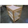 Image 6 : MAPLE CHANGE TABLE AND PLAY PEN