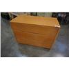 Image 8 : WOOD 3 DRAWER DRESSER WITH CARVED ACCENTS
