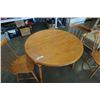 Image 4 : DROPLEAF DINING TABLE WITH 4 CHAIRS