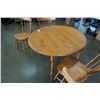 Image 5 : DROPLEAF DINING TABLE WITH 4 CHAIRS