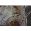 Image 7 : Vintage doll with basket and blanket