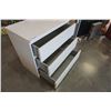 Image 8 : 3 DRAWER WHITE DRESSER