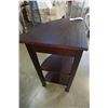 Image 5 : MAHOGANY FINISH CORNER SHELF