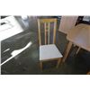 Image 5 : IKEA FORISHED TABLE 40" X 76"/100" AND 6 CHAIRS