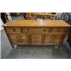 Image 11 : 9 DRAWER SATIN WALNUT DRESSER