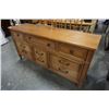 Image 8 : 9 DRAWER SATIN WALNUT DRESSER