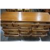 Image 9 : 9 DRAWER SATIN WALNUT DRESSER