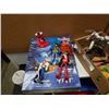 Image 3 : BOX OF TOY FIGURES AND SEALED "EVENING OF MURDER" PARTY GAME