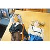 Image 4 : 4 hand made collector dolls