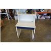 Image 1 : WHITE 1 DRAWER DESK