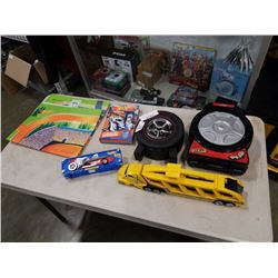 Lot of hot wheels die cast cars, with 2 storage cases