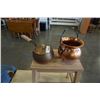Image 1 : 2 HAND HAMMERED COPPER POTS