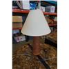 Image 1 : WOOD CARVED TABLE LAMP