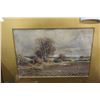 Image 2 : FRAMED WATERCOLOUR ON PAPER "A CLOUDY DAY" SIGNED GEORGE KLEIN