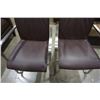 Image 5 : SET OF 4 METAL FRAMED LEATHER CHAIRS - BY SCAN DESIGN