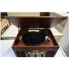 Image 4 : WOOD RECORD PLAYER RADIO