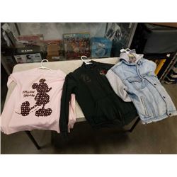 DISNEYLAND SWEATERS, JACKET AND COLLECTABLES