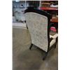 Image 5 : VINTAGE HIGHLY CARVED UPHOLSTERED CHAIR