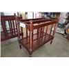 Image 3 : 2 MAHOGANY FINISH MAGAZINE RACKS