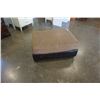 Image 1 : LARGE BROWN OTTOMAN