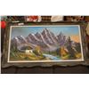 Image 1 : LARGE OIL PAINTING ON CANVAS BY SPAGNOLO