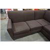 Image 2 : BROWN SECTIONAL SOFA