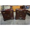 Image 1 : PAIR OF ETHAN ALLEN 1 DRAWER NIGHTSTANDS