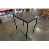 Image 3 : Metal and wood designer end table