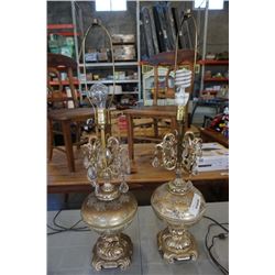 PAIR OF VINTAGE TABLE LAMPS