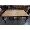 Image 1 : RUSTIC WOOD DINING TABLE AND 2 CHAIRS