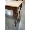 Image 8 : RUSTIC WOOD DINING TABLE AND 2 CHAIRS