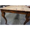Image 9 : RUSTIC WOOD DINING TABLE AND 2 CHAIRS