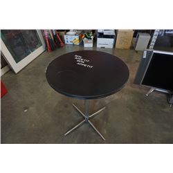 ROUND BON APPETIT METAL BASE TABLE