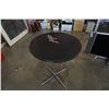 Image 1 : ROUND BON APPETIT METAL BASE TABLE