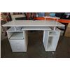 Image 2 : WHITE DOUBLE PEDESTAL DESK