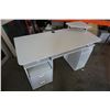 Image 3 : WHITE DOUBLE PEDESTAL DESK