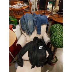 Oakley jacket and jean jackets