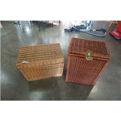 2 WICKER HAMPERS